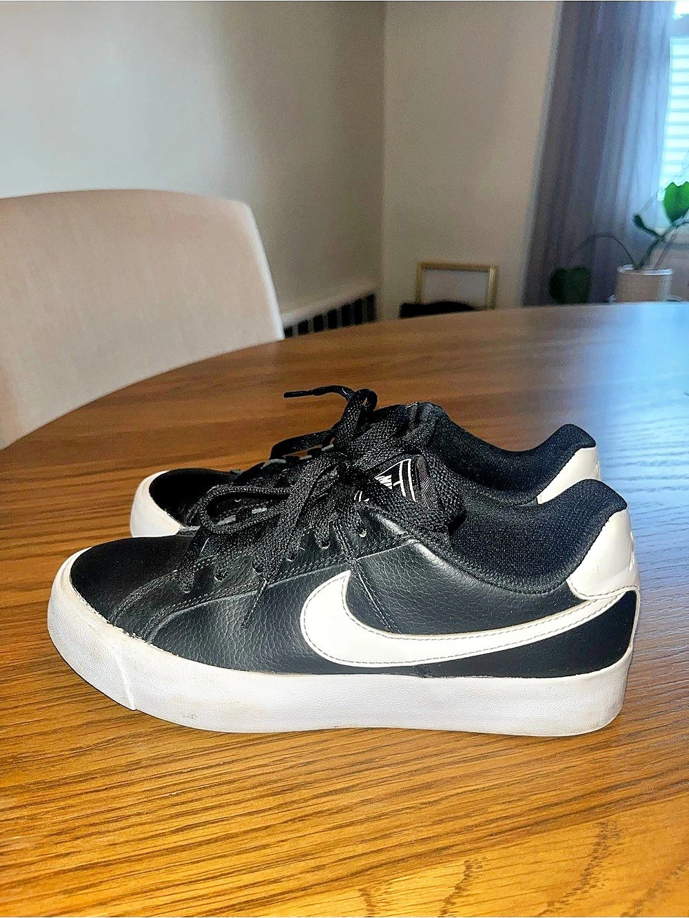 Nike Court Legacy Lift Black & White Sneakers